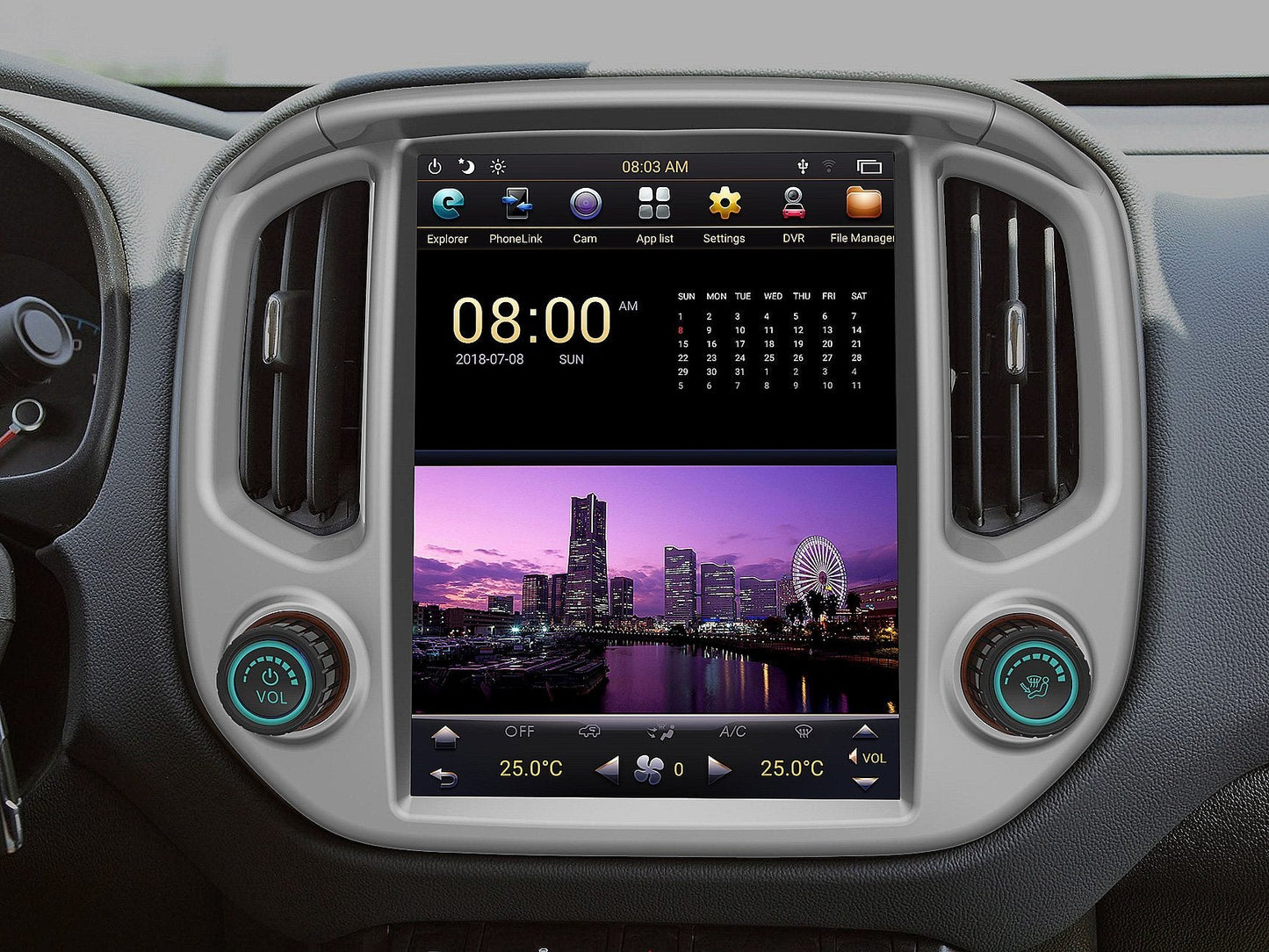 [ Open box ] 12.1" Vertical Screen Android Navigation Radio for Chevrolet Colorado GMC Canyon 2015 - 2018