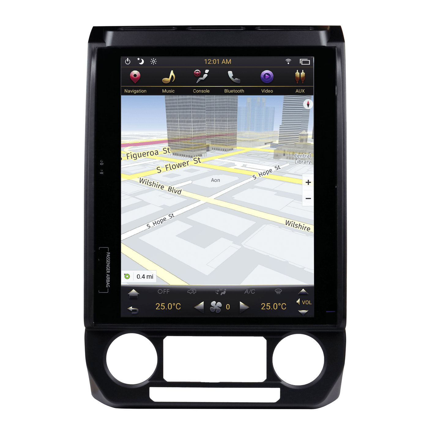Open box [PX6 SIX-CORE] 12.1" Android 9.0 Vertical Screen Navigation Radio for Ford F-150 F-250 F-350 2015 - 2019