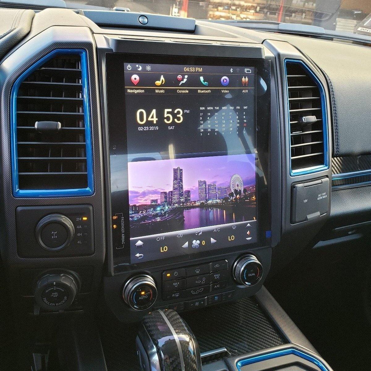 Open box [PX6 SIX-CORE] 12.1" Android 9.0 Vertical Screen Navigation Radio for Ford F-150 F-250 F-350 2015 - 2019